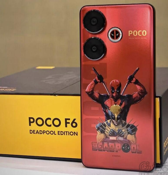 联手《死侍与金刚狼》，poco f6 5g推出限量版
